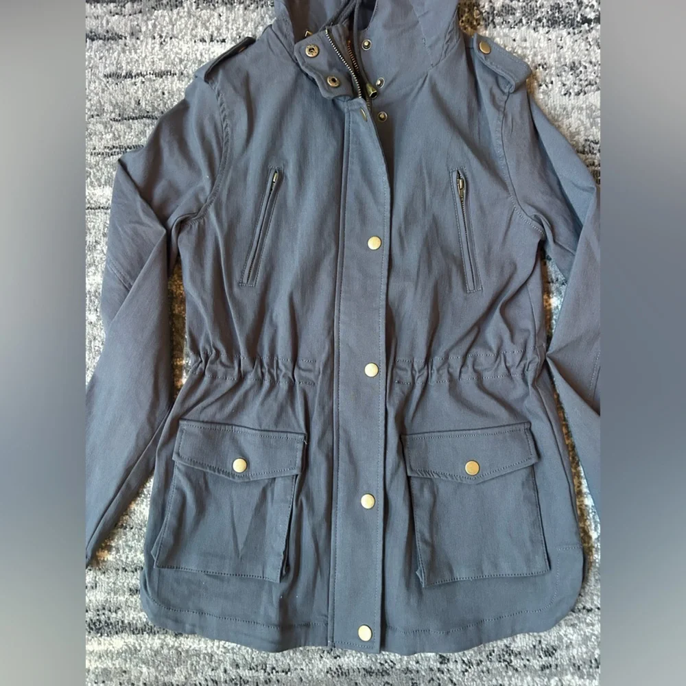 EDEN SOCIETY Holly Contrast Hood Cargo Jacket - Picture 6 of 12